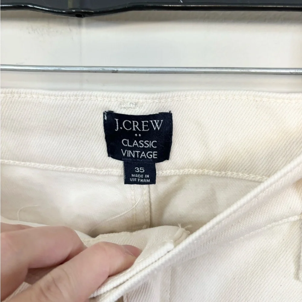 J Crew classic vintage jeans size 35 new straight leg